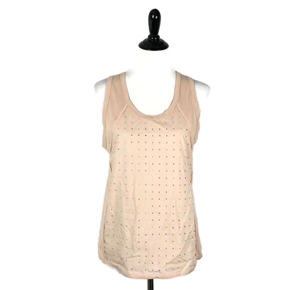 J. Crew Tops - J. Crew Top Women Size M Rhinestone Embellished‎ Sleeveless Cami Blouse Bling